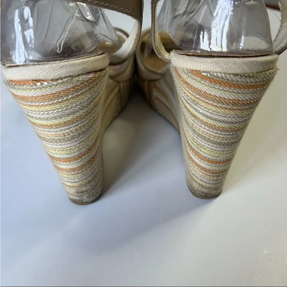 LC Lauren Conrad Dakota Natural Wedge Sandals
